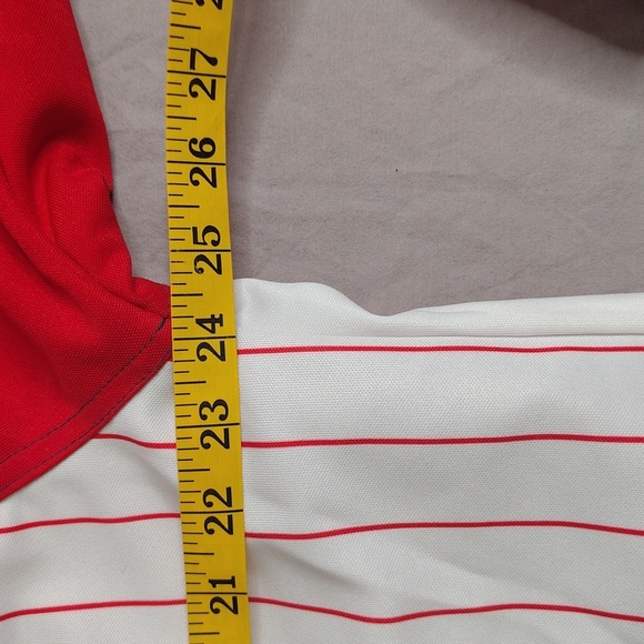 St Louis Cardinals Pin Stripe Baseball Jacket Reversible Spell Out Logo G-III - Picture 11 of 15